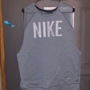 Nike cut off shirt